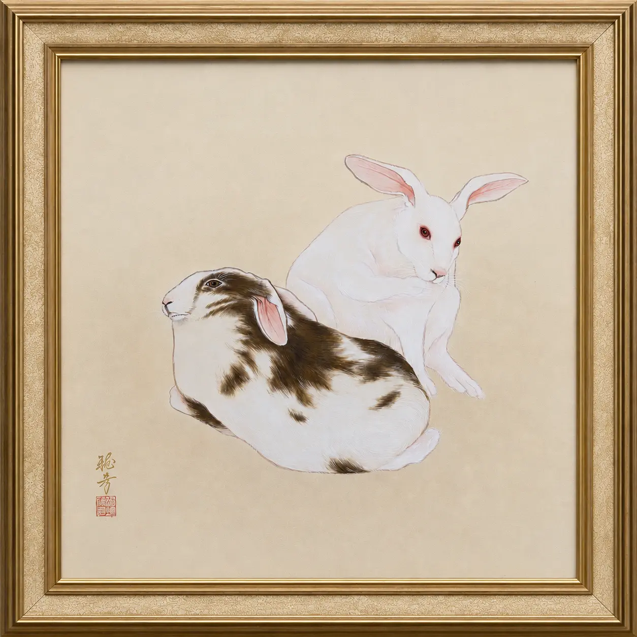 うさぎ夫婦