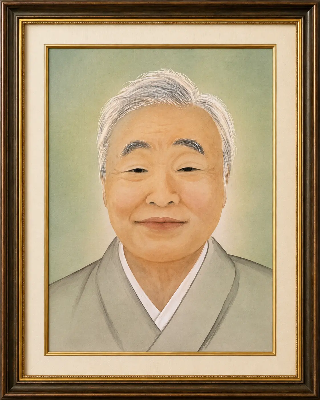 肖像画 (白髪男性)